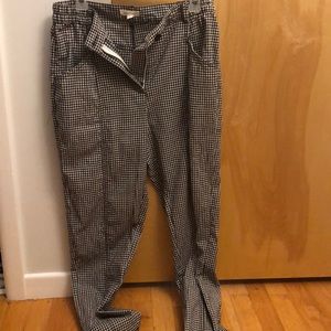 Black and White checkered pants